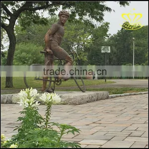 Garden Cast Copper Sculpture Figure Sculpture Campus Decoration Square Bronze Sculpture thumbnail-3