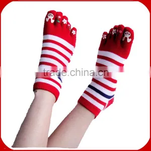 Fabrics Textiles With Paper Box Packaging of Nylon Spandex Covered Yarn for Socks thumbnail-5