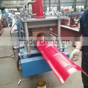 YX120-345 Automatic Roofing Ridge Cap Roll Forming Machine thumbnail-4