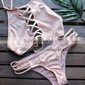 Latest Nude Bandage Net Bikini thumbnail-1