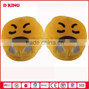 Plush Slippers Unisex Emoji Expression Lovely thumbnail-3