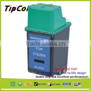 Certified Quality Compatible HP26 Ink Cartridge 51626A Rich Color With Strong Sense Of Layer thumbnail-1