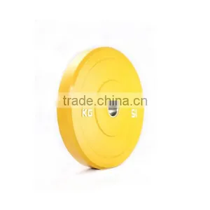 Made in China Olympic Weight Lifting Raw Rubber Bumper Plates thumbnail-2
