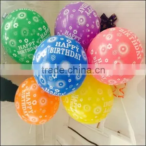 Made in China Happy Birthday Printed Balloons for Birthday Party Decorations thumbnail-1