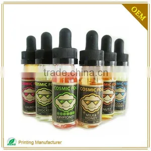 Custom Design E-liquid Bottle Labels Sticker thumbnail-2