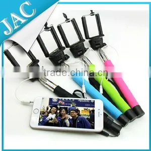 Monopod Audio Cable Wired Selfie Stick Handheld Stick Cable Wired Selfie Monopod thumbnail-1