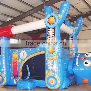 Waterproof PVC Tarpaulin Inflatable Robot Horse Bouncer for Kids thumbnail-2