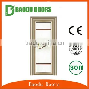 Soundproof Interior Frosted Glass Bathroom Door Used Commercial Glass Entry Doors thumbnail-2