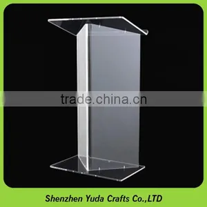 Acrylic Podium With Surface Tubes Customized Size Church Podium thumbnail-2