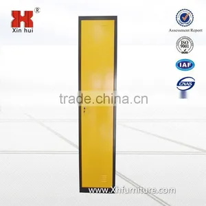 High Quality Single Door Staff Clothes Locker Metal Closet Wardrobe thumbnail-2