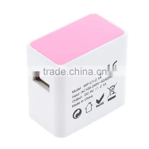 2 Pin US Type Approved CE ROHS Travel Commercial Application Haiti Usb Charger thumbnail-4