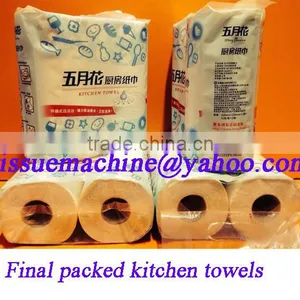 Economical Lamination High Speed Automatic Toilet Paper Kitchen Paper Towel Making Machine thumbnail-6