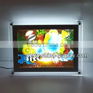 Advertising Acrylic Led Light Box Crystal Display Holder Led Display Guangdong thumbnail-4