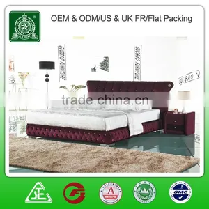 L13074 OEM ODM Flat Packing King Size Classic Mattress Fabric Bed thumbnail-6