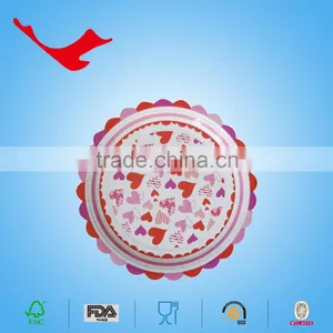 Wedding Decorations Disposable Tableware of Printed Paper Plate thumbnail-1