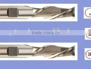 High Helix Angle End Mill for Aluminum HSS thumbnail-1