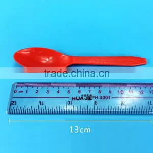 Disposable Plastic Soup Spoon Hard Colored Plastic Spoon thumbnail-4