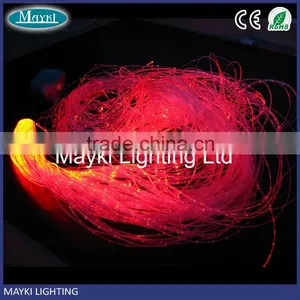 Transparent PVC Protection 3*1.0mm Fluorescent Fiber Optic Cable for Fiber Lamp Using thumbnail-4