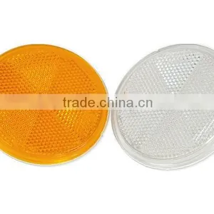 Trailer Safety Round hi Vis Plastic Reflector, Reflective Vehicle Equipment thumbnail-1