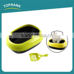 Toprank Supply Quality Wholesale Cheap Plastic Litter Cats Scoop Kitty Litter Easy Scoop Litter Box thumbnail-1