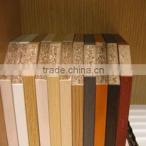 Melamine Faced Particle Board in Sale With PVC Edge Banding thumbnail-1