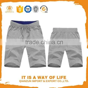 Gray Custom Breathable Blank Wholesale Mens Sport Shorts thumbnail-1