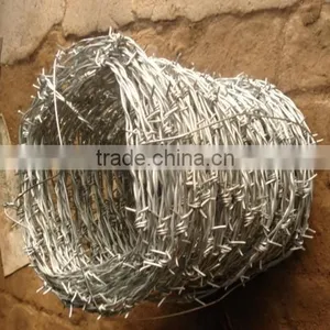 l Galvanzied Barbed Wire BWG 12#x14# 14#x16# 1.6 mm 2.1mm 2.5mm Electric / Hot Dipped Barb Wire Direct Professional Manufacture thumbnail-4