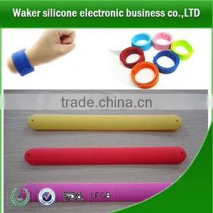 Personalized Silicone Bracelets,bulk Cheap Silicone Wristbands, Silicone Slap Bracelet thumbnail-5