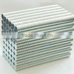 Strong Small Cylinder Magnet Discs Plating With Color-Zinc thumbnail-2