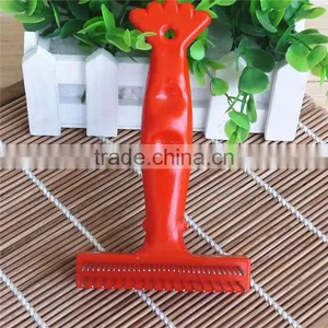 Red Special Design Pet Comb With Two Rows Teeth thumbnail-1