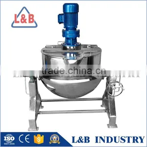 200 Liter Electric Heating Soup Cooking Pot With Agitator thumbnail-3