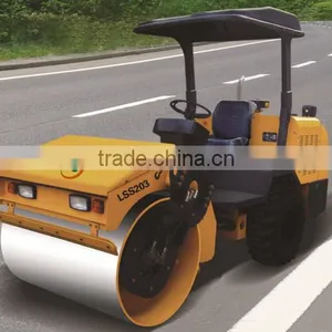 3 Ton Single Drum Vibratory Road Roller LSS203 Construction Machinery Compactor Price thumbnail-1