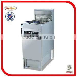Hot Sale Vertical Computer Fryer(1-Tank & 2-Basket) With Oil Filter DF-30A 0086-136-322-722-89 thumbnail-1