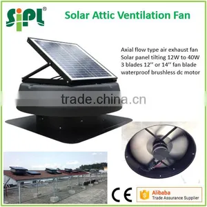 15 Watt Inbuilt Solar Panel Powered Solar Roof Exhaust Fan Strong Wind Power Ventilation Fan thumbnail-2