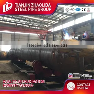 Quality Certification Spiral Pipe Costs Helical Welded Pipe} thumbnail-2