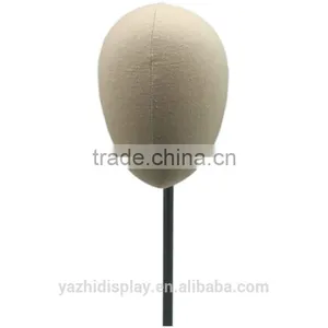 Fashional Egg Head Fabric Cover Mannequin for Hat Display thumbnail-1