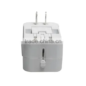 Factory Price USB Universal Portable Travel Plug Unique Travel Plug Superb Quality AC 250V Customized With Double USB Port thumbnail-2