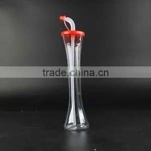 Fashionable First Rate High Quality Food Grade Plastic Beach Cup With Straw thumbnail-2
