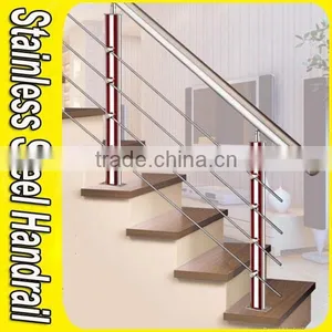 Outdoor Balcony Glass Stair Railing 304 Stainless Steel Cable thumbnail-6