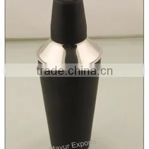 Stainless Steel Cocktail Shaker With Black Color thumbnail-1