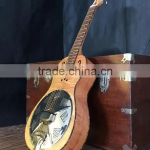 Resophonic Guitar, Single Cone Resonator Guitar, Handmade Resonator Guitar thumbnail-2