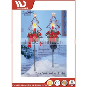 Home & Garden Decoration Star Candle Solar Stake Light Personalized Polyresin Christmas Ornaments Wholesale thumbnail-1