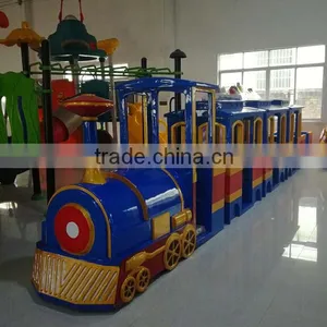 2017for Kids Ride on Newest Style Jungle Theme Park Entertaining Electric Train LT-6060C thumbnail-1