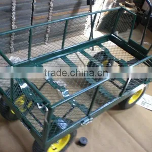 280kgs Mesh Foldable Steel Garden Tool Garden Carts TC1840B thumbnail-5