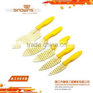 A3404-5 Super Quality Stainless Steel Kitchen Knife Set With Non-stick Coating thumbnail-1