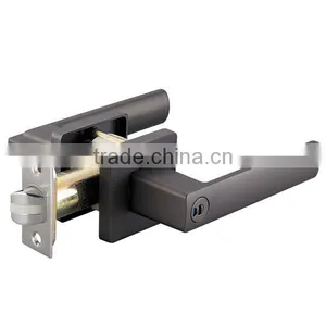 Whole Sale Stainless Steel Square Lever Handle Door Lock for Hotel and Home thumbnail-3
