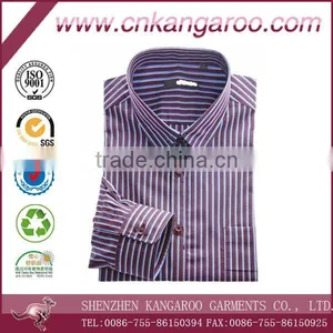 Trendy Italy Designer's Striped Easy Care Dress Shirt thumbnail-1