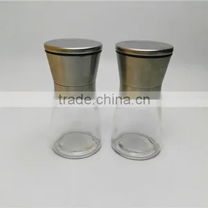 Amazon Top Selling 18/8 Stainless Steel Salt and Pepper Grinder Set thumbnail-3
