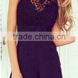 Women Sexy Summer Celeb Lace Playsuit Party Evening Ladies Dress Shorts Jumpsuit Sun Dress Many Styles for Choose thumbnail-3