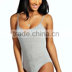 New Fashion Colors Sexy Girl Spaghetti Straps Slimming Fitness Women Bodysuit thumbnail-5